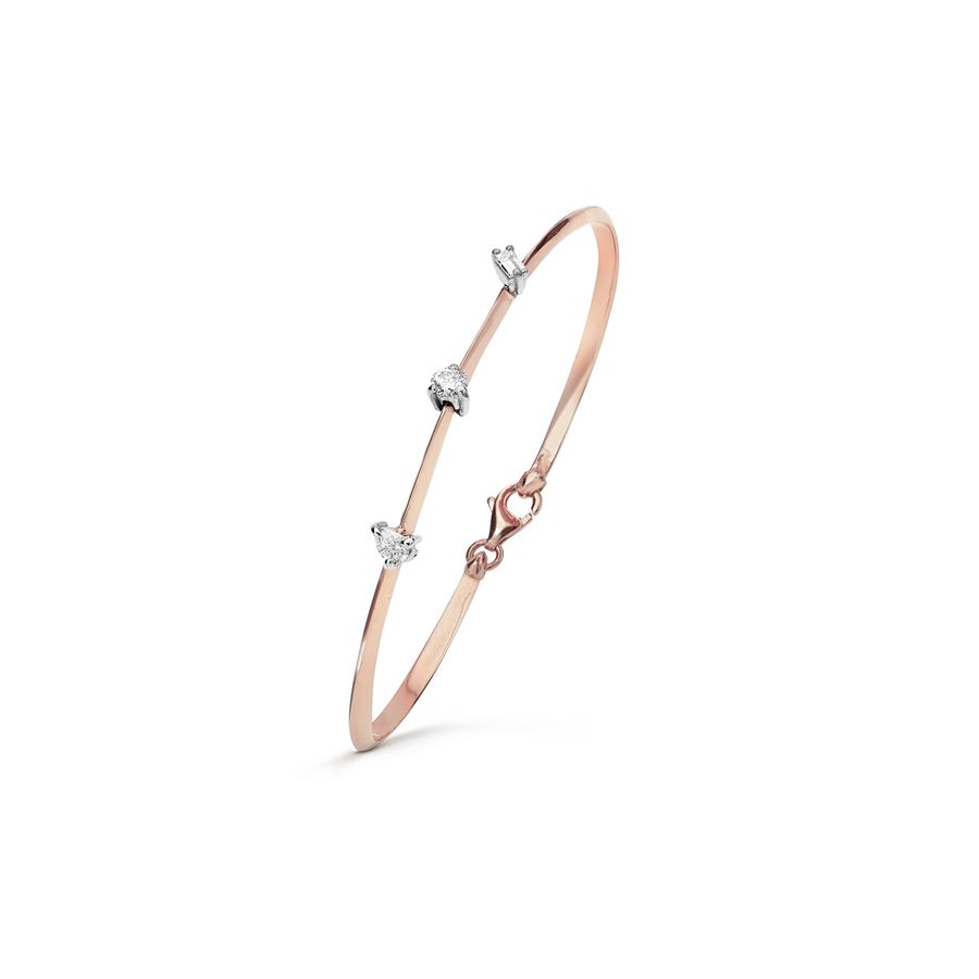 Rose gold 'Balance' bracelet BALANCE | BR GC BAGT TOAU9R CT.0,09+0,10+0,16